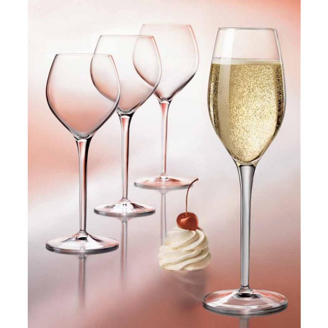 Flûte à champagne 22cl - Lot de 6 - Ametista - Luigi Bormioli