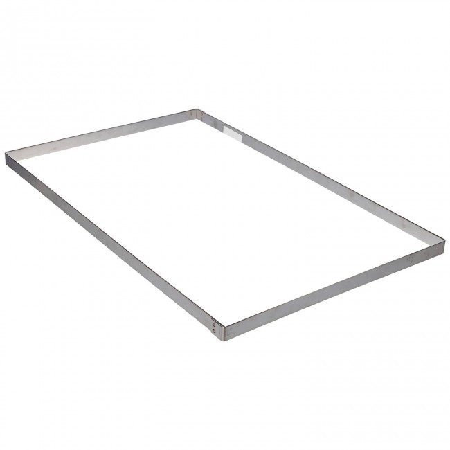 Cadre à opéra en inox 18/10 - hauteur 4.5 cm - 57 x 9 cm - Cadres à opéra - Gobel