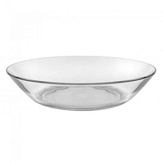 Assiette creuse calotte ronde 21cm transparent - Lot de 6 - Lys - Duralex
