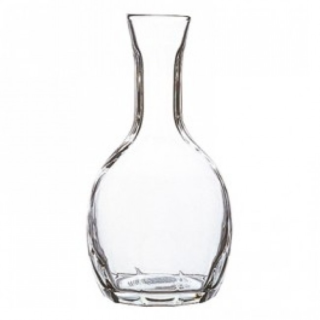 Carafe en cristallin unie col moulé 75cl - Paname - La Rochère
