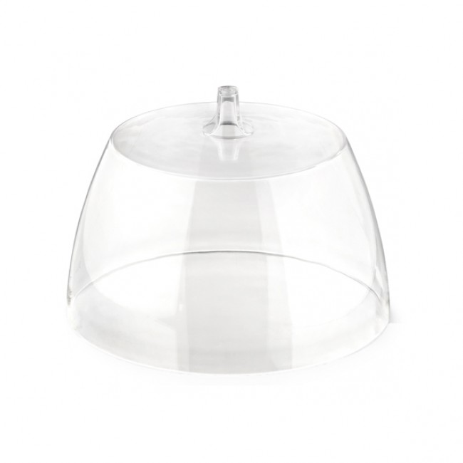 Cloche girolle ronde 19,5cm en plastique transparent - Explore - Boska