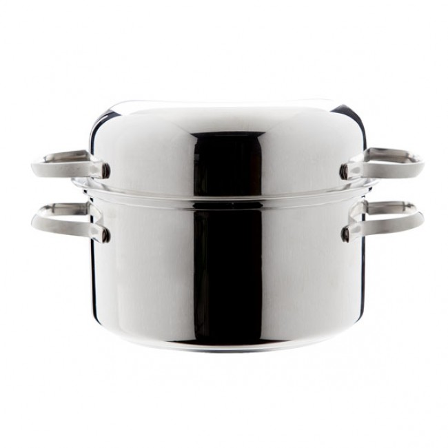 Cocotte à moules tout feux en inox 18/0 - 18 cm - A l'unité - Cosy & Trendy