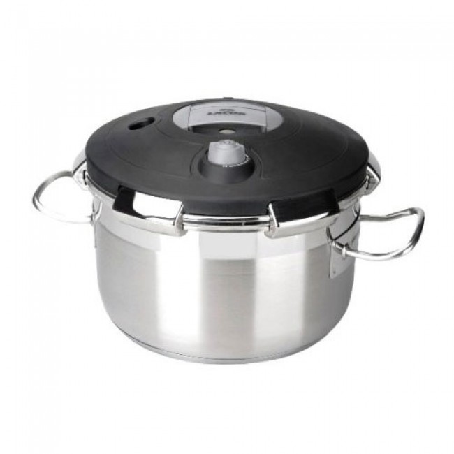 Cocotte à pression 15 L avec couvercle inox 18/10 - Ø 32 cm - Chef Luxe - Lacor