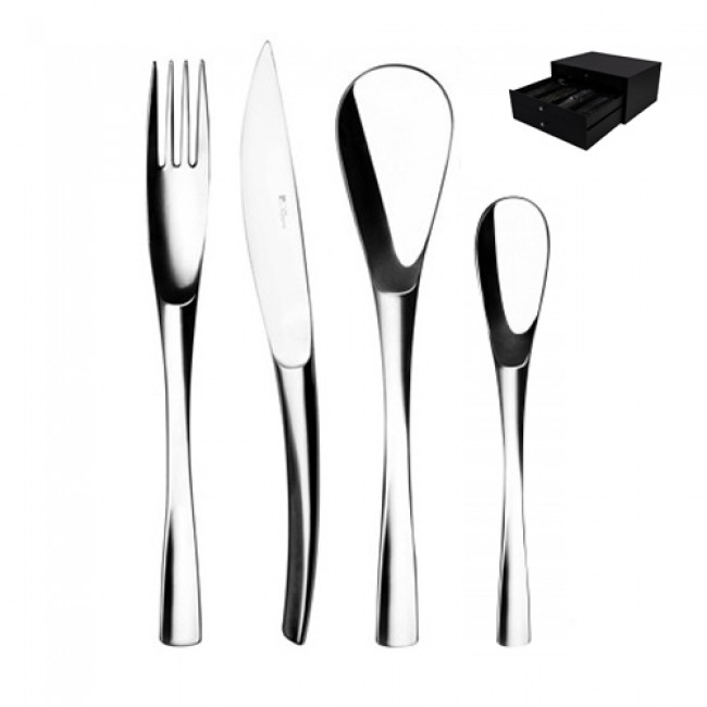 Coffret ménagère 50 pièces inox 18/10 - XY - Guy Degrenne 