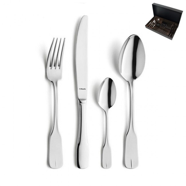 Coffret ménagère 24 pièces inox 18/0 - Vieux Paris - Guy Degrenne