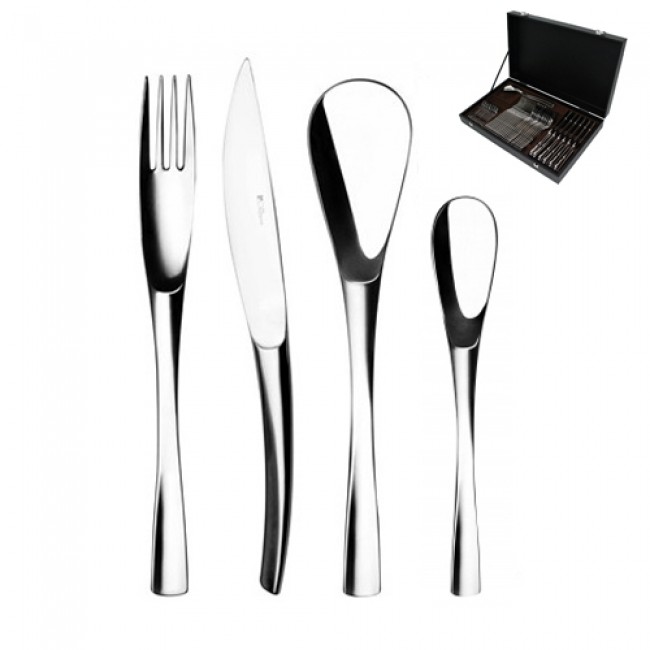 Coffret ménagère 50 pièces inox 18/10 - XY - Guy Degrenne 