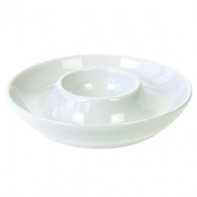 Coquetier en porcelaine blanche - lot de 4 - Cosy & Tendry
