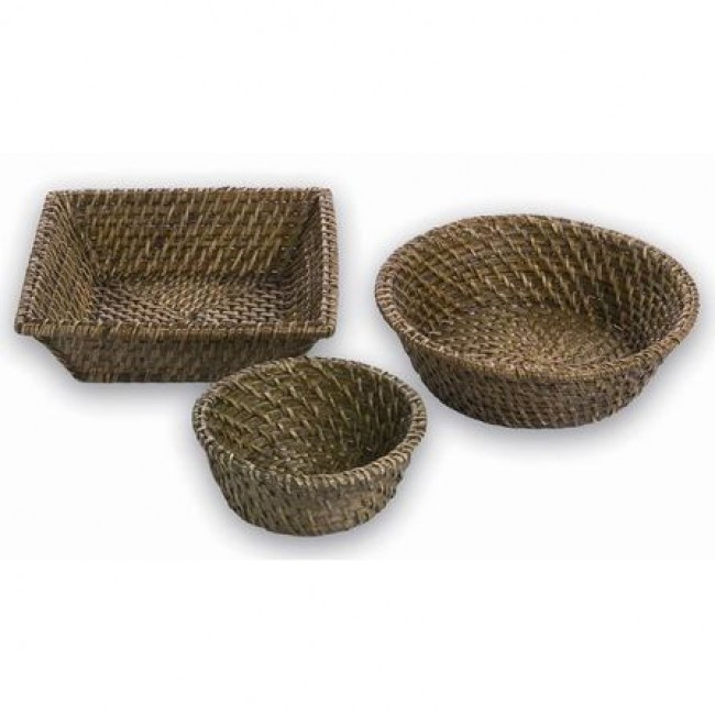 Corbeille à pain en rotin ronde 15 cm