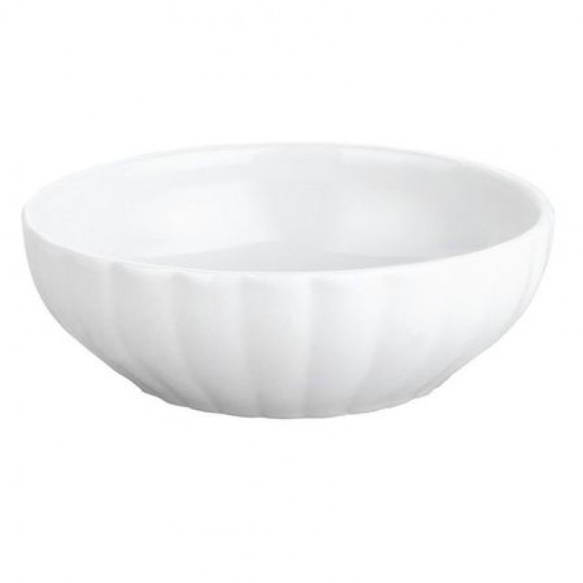 Coupelle à côtes blanche 25cl en porcelaine 12cm - Pillivuyt