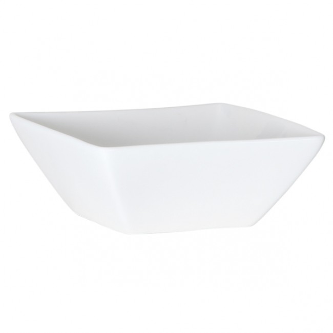 Coupelle en porcelaine carrée blanche 12.4x11.3cm - Avantgarde - Cosy & Trendy