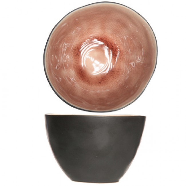 Coupelle noire et rose 10cm - Laguna Old Rose - Cosy & Trendy