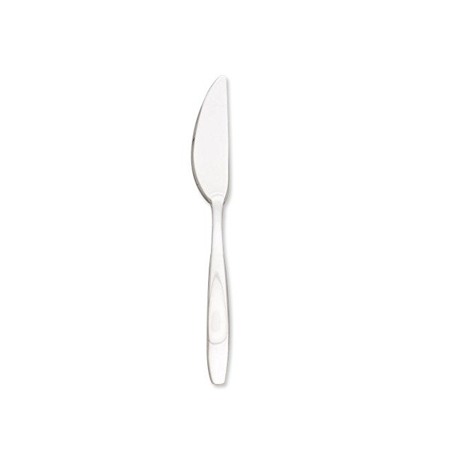 Couteau à beurre 18/10 de 3mm finition miroir- Lot de 6 - Florence Amefa
