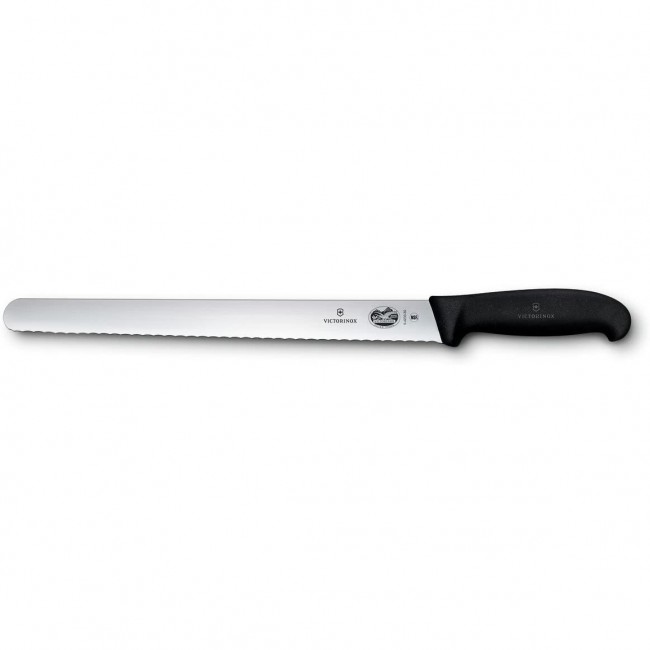 couteau a pain swissclassic - lame 21cm poignee synthetique noir - swissclassic - victorinox
