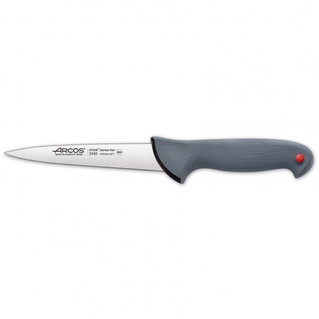 Couteau à saigner - lame inox Nitrum 15cm - coulour prof - arcos