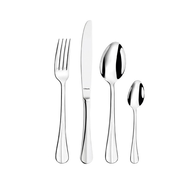 Couteau à steak denture fine 18/0 de 3mm finition miroir lot de 6 - Baguette Amefa