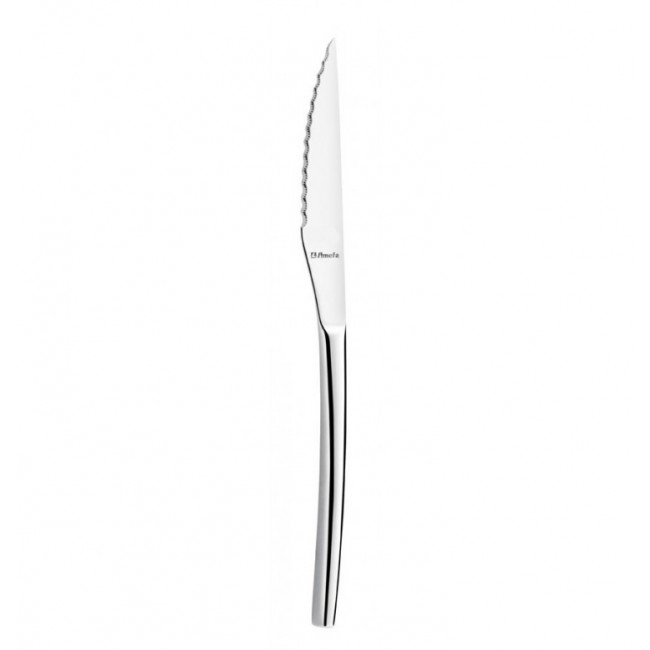 Couteau à steak standing inox 18/10 de 3,5mm finition miroir - Lot de 6 - Aurora - Amefa