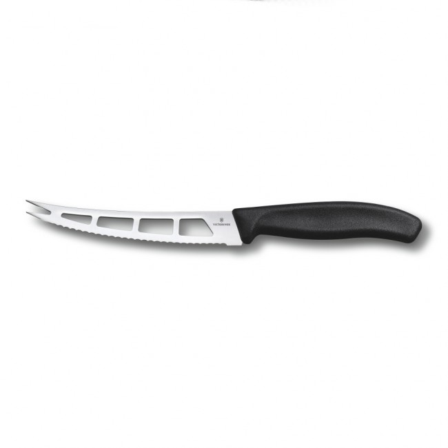 couteau a beurre et a fromage lame perforee 13cm - swissclassic - victorinox
