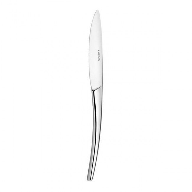 Couteau de table monobloc inox 18/10 4mm finition miroir - Neuvième Art - Couzon