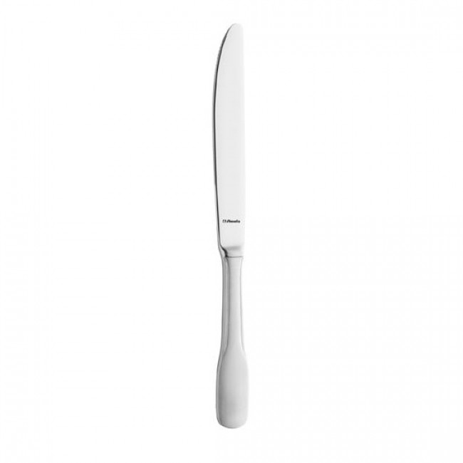 Couteau de table, manche lourd monocoque 18/0 de 3mm finition satinée - Vieux Paris satiné - Amefa