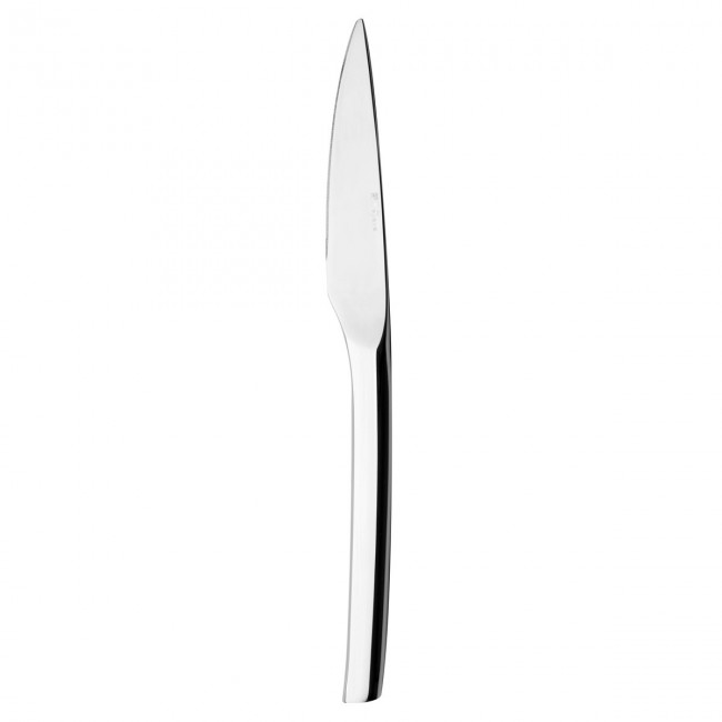 Couteau de table monobloc, lame scie, inox 18/10 4mm - Lot de 6 - Guest - Guy Degrenne