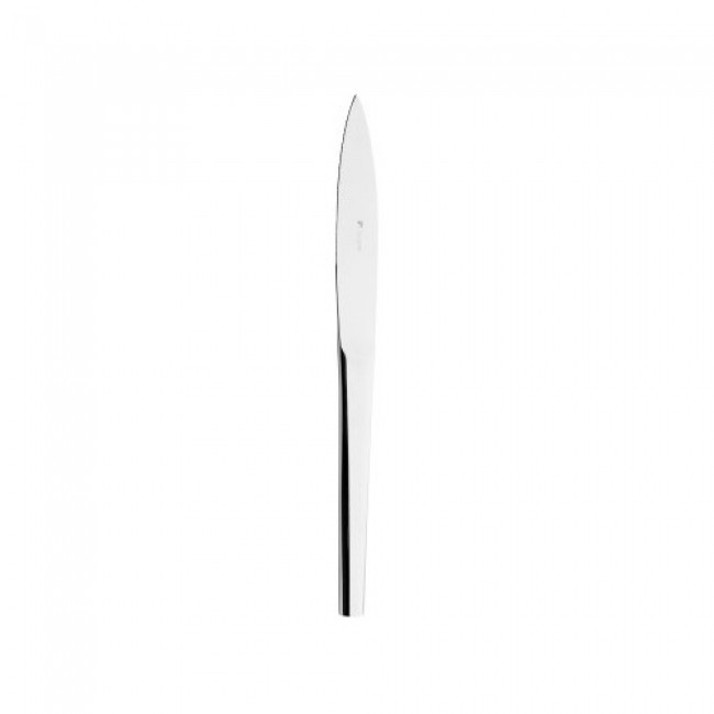 Couteau de table monobloc lame scie n°2 inox 18/10 4mm - Lot de 6 - Mirage - Guy Degrenne