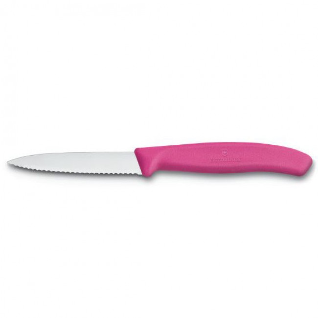 couteau d'office SwissClassic pour les taches de precision - lame 8cm poignee synthetique rose - swissclassic - victorinox