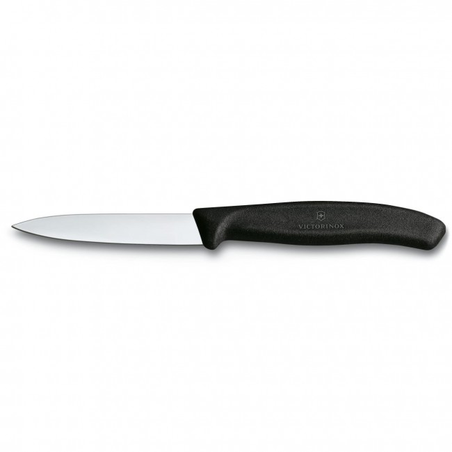 couteau d'office SwissClassic pour les taches de precision - lame 8cm poignee synthetique noir - swissclassic - victorinox