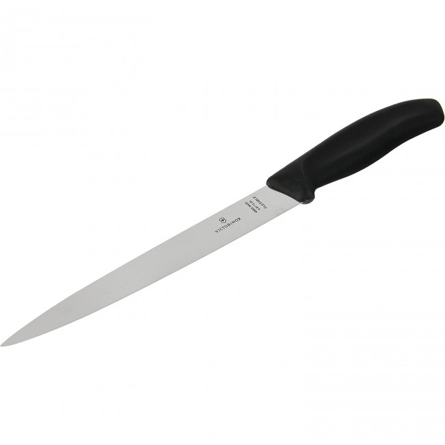 couteau a trancher lame 15cm manche synthetique noir - swissclassic - victorinox