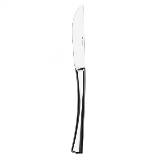 Couteau à dessert, manche plat, lame scie en inox 18/10 - Lot de 6 - Solstice - Guy Degrenne