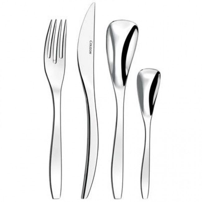 Cuillère à moka en acier inox 18/10 4mm - Lot de 6 - A Fleur de Peau - Couzon
