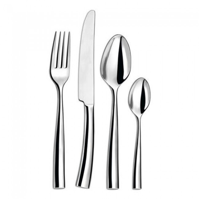Ménagère 48 pièces en inox forgé 18/10 8mm - Silhouette Miroir - Couzon