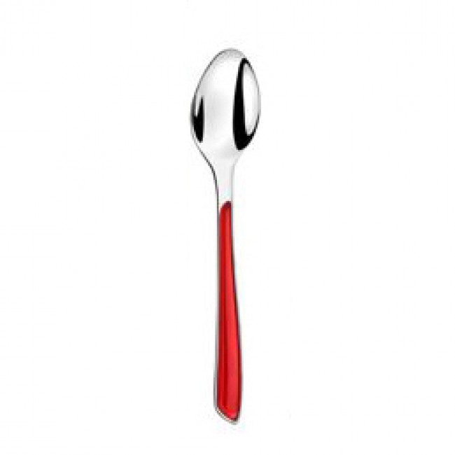 Cuillère de table à café rouge en inox 18/0 2mm - Eclat rouge - Amefa