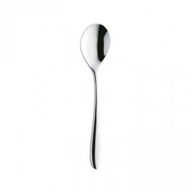 Cuillère à dessert forgé inox 18/10 3.5mm finition miroir lot de 6 - Cuba Amefa