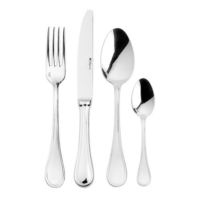 Cuillère à dessert en inox 18/10 de 3,5mm finition miroir - Lot de 6 - Verlaine - Guy Degrenne