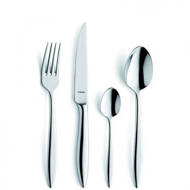 Cuillère à moka forgé inox 18/10 de 4 mm finition miroir - Lot de 6 - Tendence - Amefa