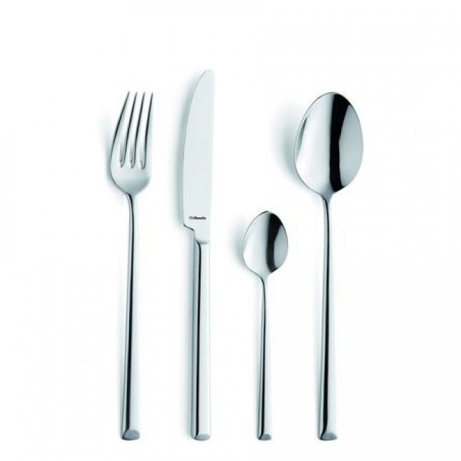 Cuillère à moka forgée inox 18/10 de 4mm - Lot de 6 - Métropole - Amefa