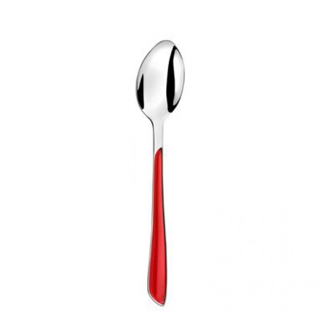 cuillere de table rouge en inox 18/0 2mm - eclat rouge - amefa