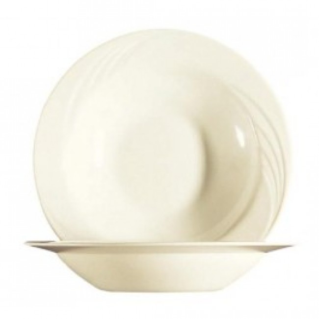 Assiette creuse blanche 22cm en Arcopal - Arcoroc - Lot de 6