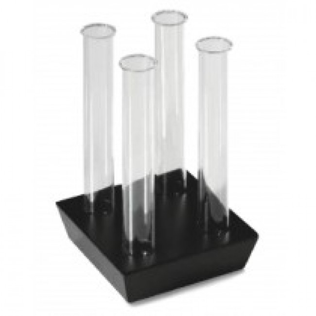 Support carré 10x10cm pour tubes à essai Ø1,9cm - A l'unité - Tube à essai - Zieher