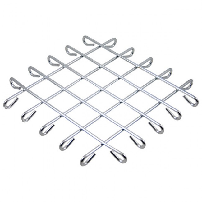 Dessous de plat carré inox 22cm x 22cm x 2cm - Wire - Cosy & Trendy