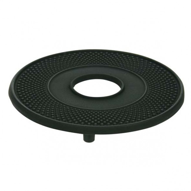 Dessous de théière rond 13.5cm en fonte noire - Theekan Fonte - Cosy & Trendy