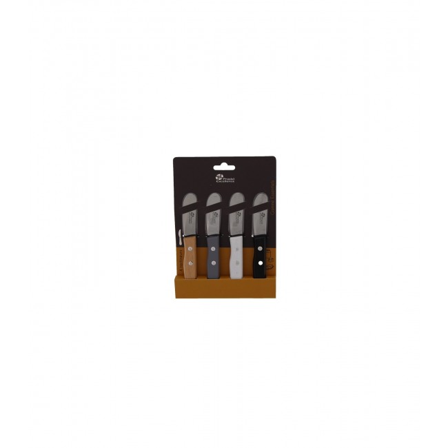 Ménagère 24 pièces noire en inox - Range couverts en bois - Laguiole - Jean Dubost