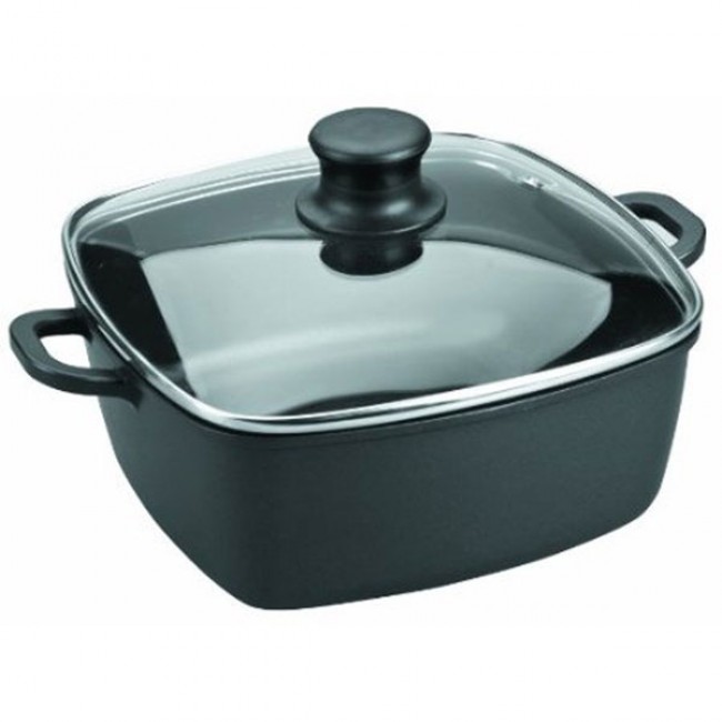 Faitout induction carré en fonte d'aluminium - Ø 28x28cm - Fonte Forte - Lacor