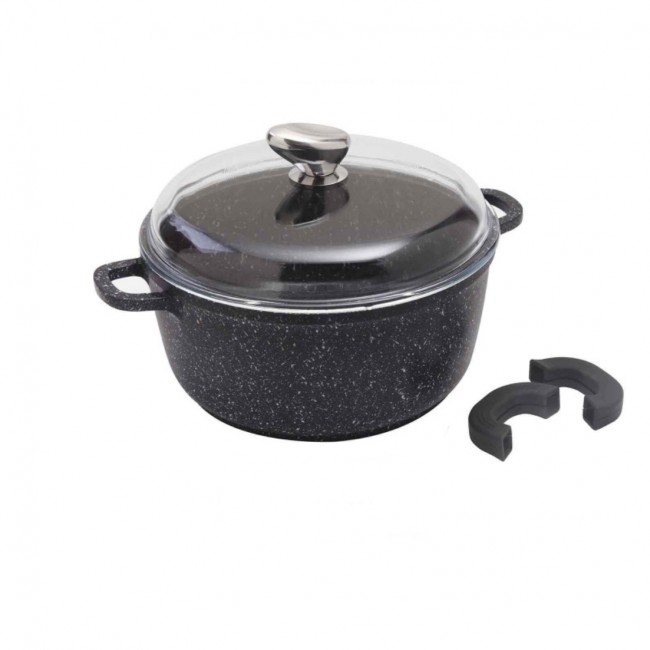 Ménagère 24 pièces noire en inox - Range couverts en bois - Laguiole - Jean Dubost
