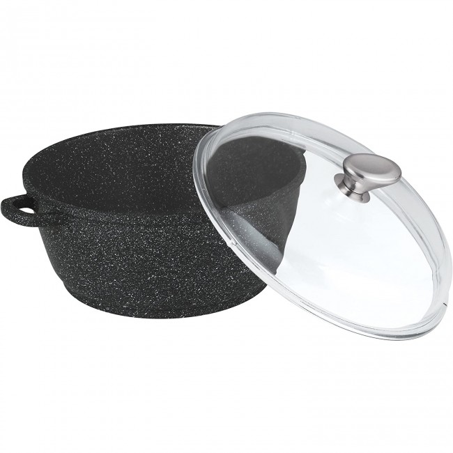 Ménagère 24 pièces noire en inox - Range couverts en bois - Laguiole - Jean Dubost