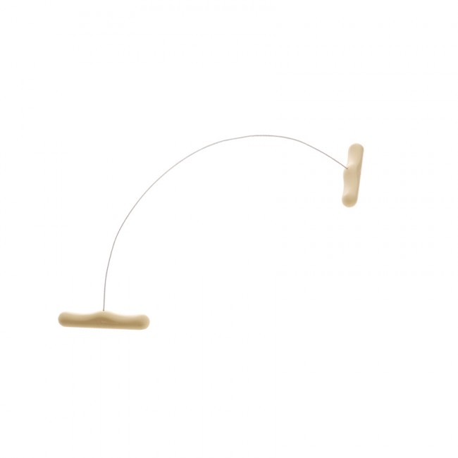 Fil à fromage de 60cm en inox - poignée en plastique - Lyre et accessoires - Louis Tellier