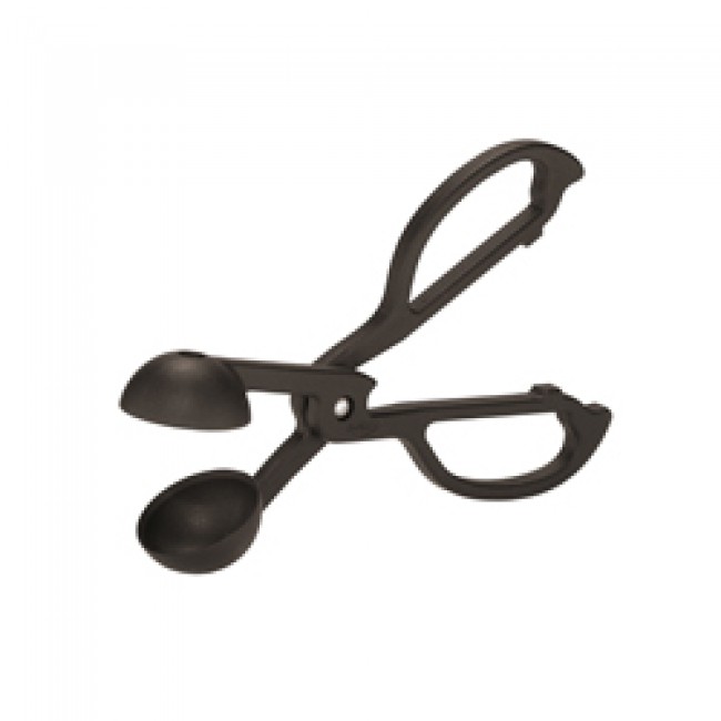 Pince à boulettes noire en PA+ 17cm - Pince noire - Paderno