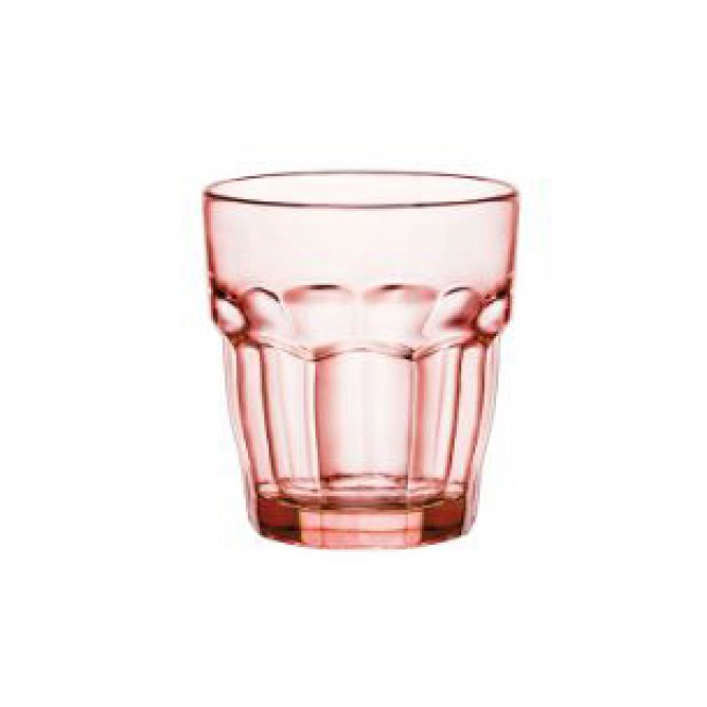 Gobelet forme basse teinté rouge 27cl - Lot de 6 - Rock Bar - Bormioli Rocco