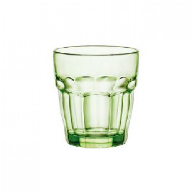 Gobelet forme basse teinté vert 27cl - Lot de 6 - Rock Bar - Bormioli Rocco