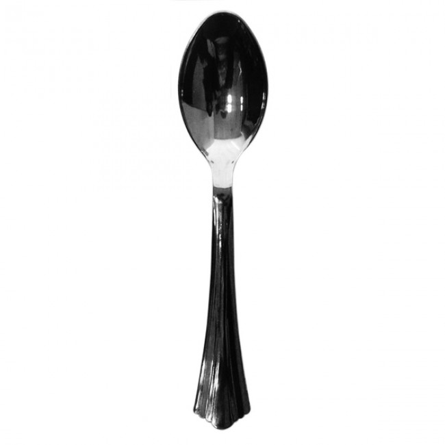 Cuillère de table métallisée à usage unique- Lot de 25- Couvert métallisé - AZ Boutique